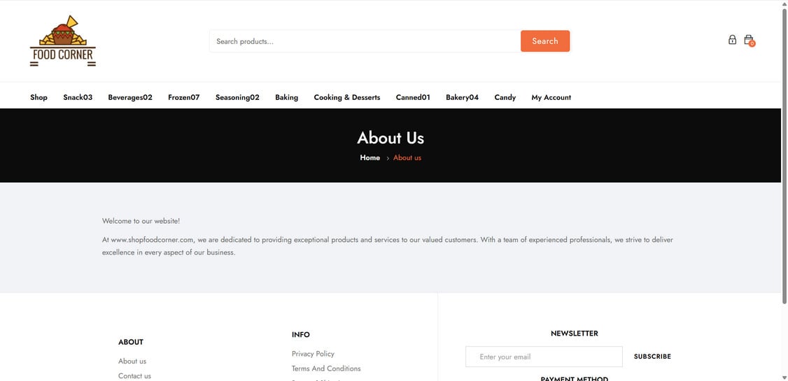Shopfoodcorner.com scam