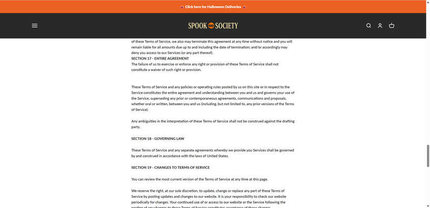 Spooksociety.com scam