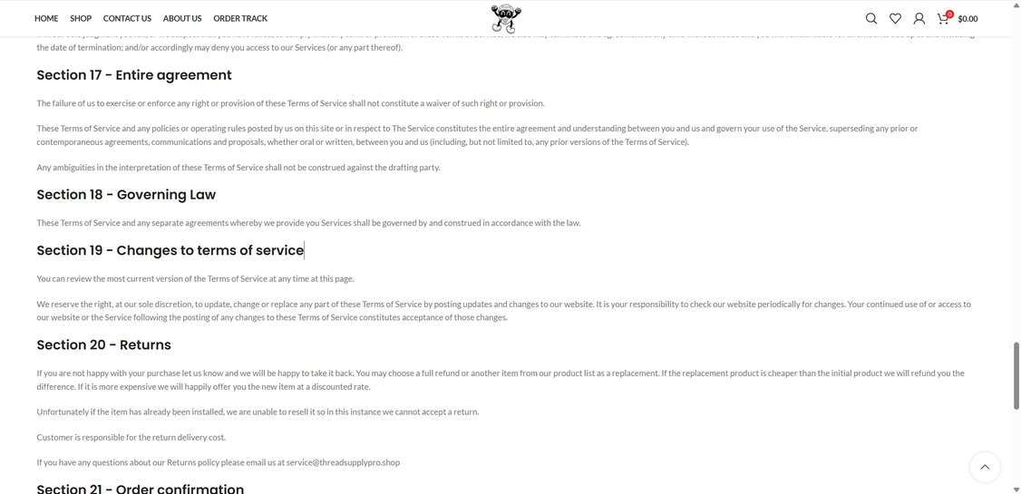 Threadsupplypro.shop scam