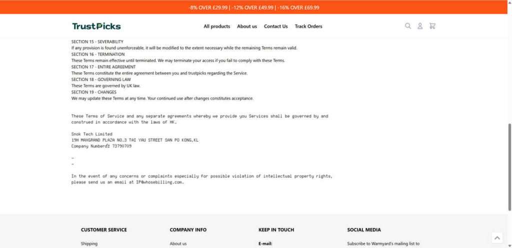 Trustpicks.co .uk scam