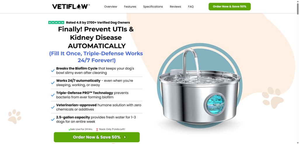 VetiFlow Dog Water Bowl Review: Miracle UTI Fix or A Scam? 1 1 22