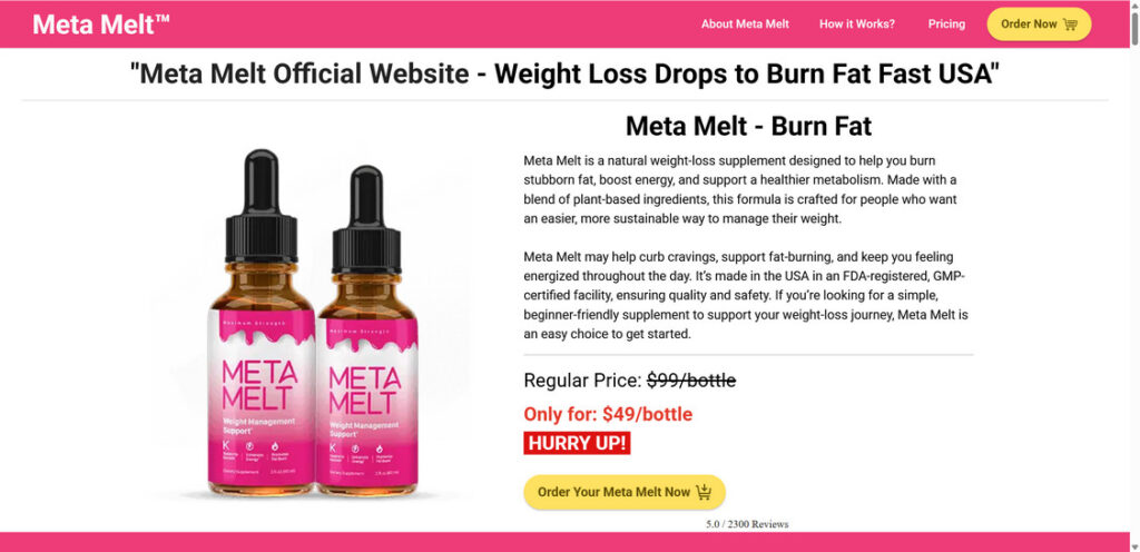 Meta Melt Drops “Ice and Gelatin Trick” Weight-Loss Scam Exposed 1 1 62