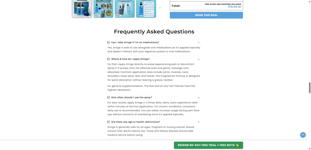 Sringe Magnesium Oil Spray Review: Does It Actually Work or Is It Just Hype? 2 2 17