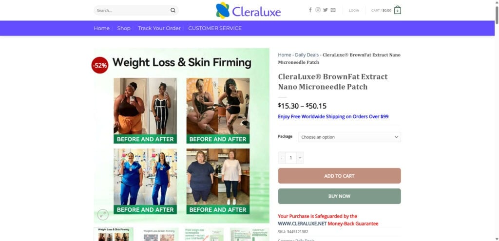 CleraLuxe Brown Fat Microneedle Patch Scam: The Truth Behind the “Brown Fat Activation” Ads 1 2 23