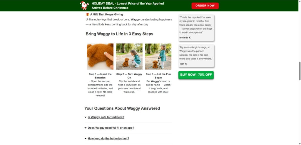 Waggy AI Robot Puppy Scam Exposed: What Parents Really Get After Paying Up 5 5 1