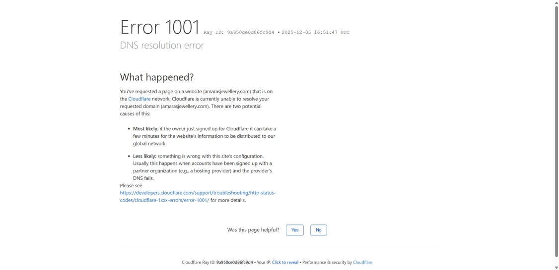 AmarasJewellery.com scam