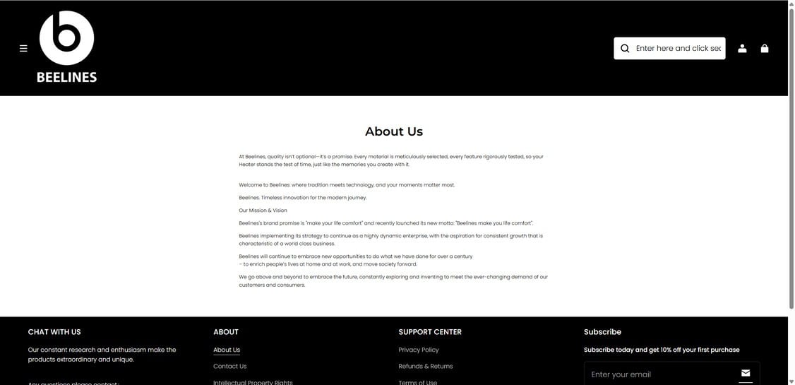 Beelines-ie.com scam