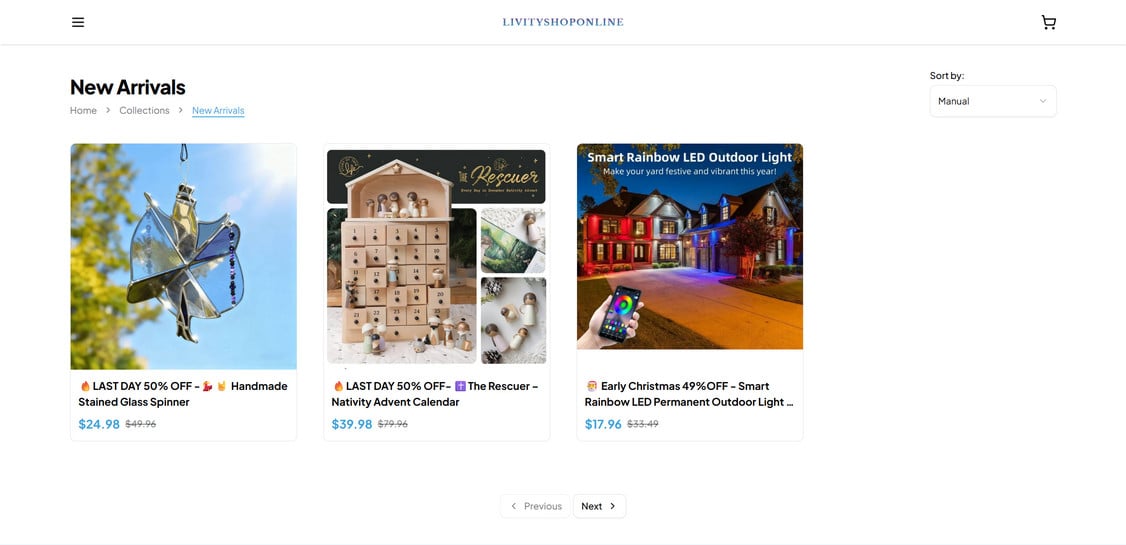 Livityshoponline.com scam