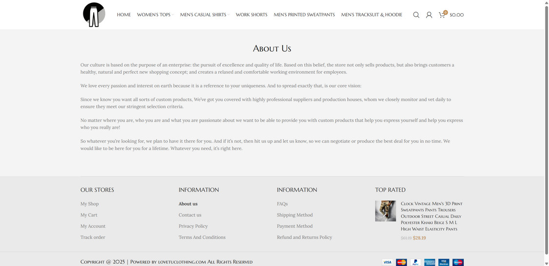 Lovetuclothing.com scam