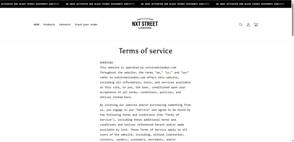 Nxtstreetlondon.com SCAM