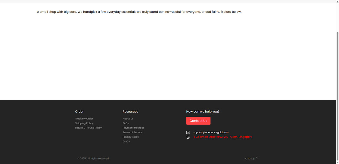 Oneouncegold.com scam