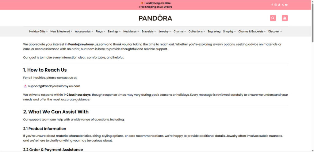 Pandojarewlorny.us .com scam