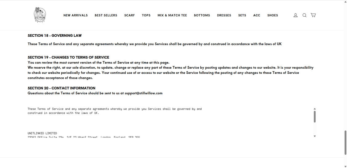 Stillwillow.com scam