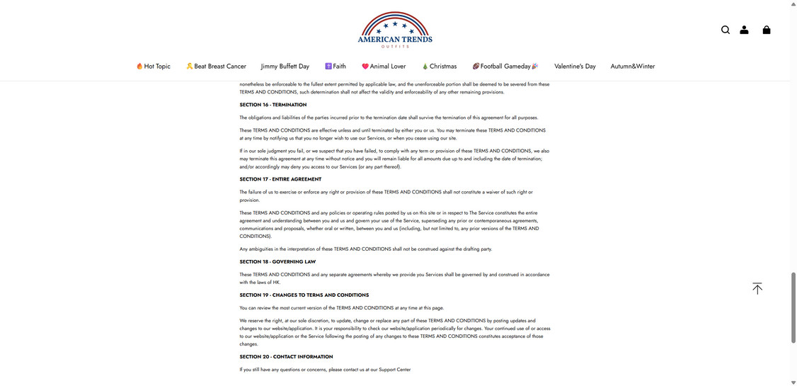 Trendsoutfits.com scam