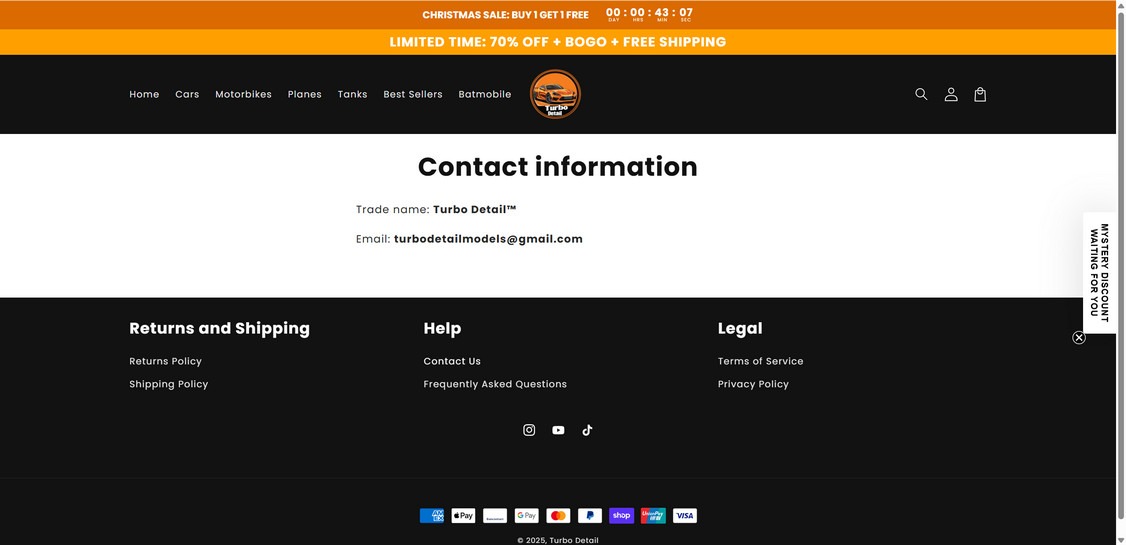 TurboDetailModels.com scam