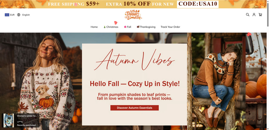 Usathankslloween.com scam