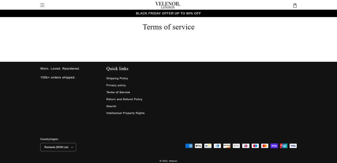 VelenorLondon.com scam
