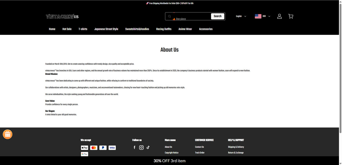 Vintacrewus.com scam