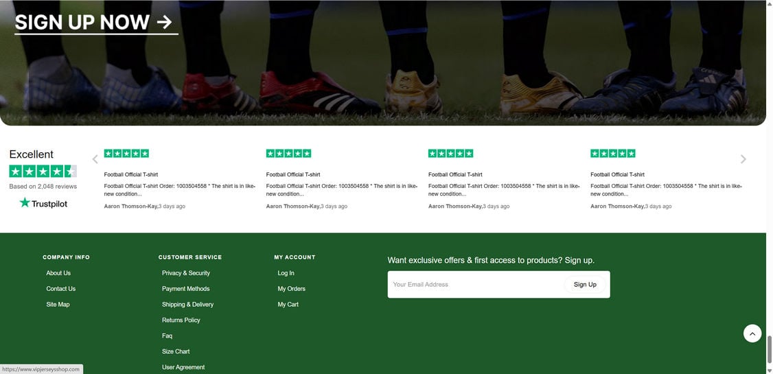 Vipjerseysshop.com scam