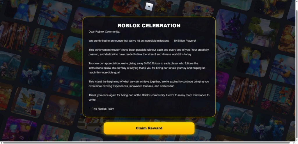 BloxMilestone Scam: The Free Robux Trap Spreading in Roblox Comments 1 1