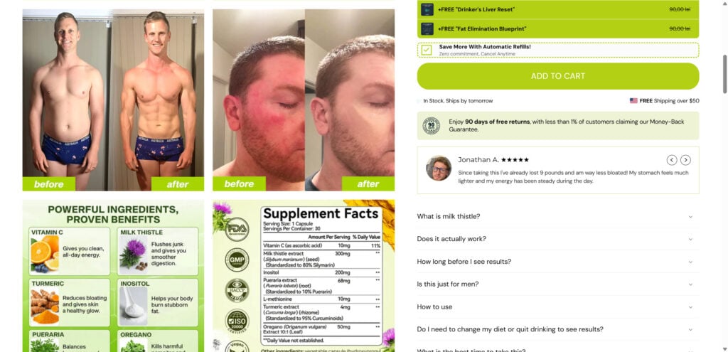 Uvora Milk Thistle Detox 2.0 Review - Breakdown of the Hype vs Reality 2 2 17