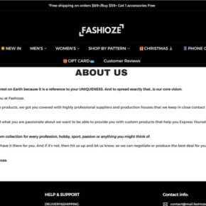 Fashioze.com scam
