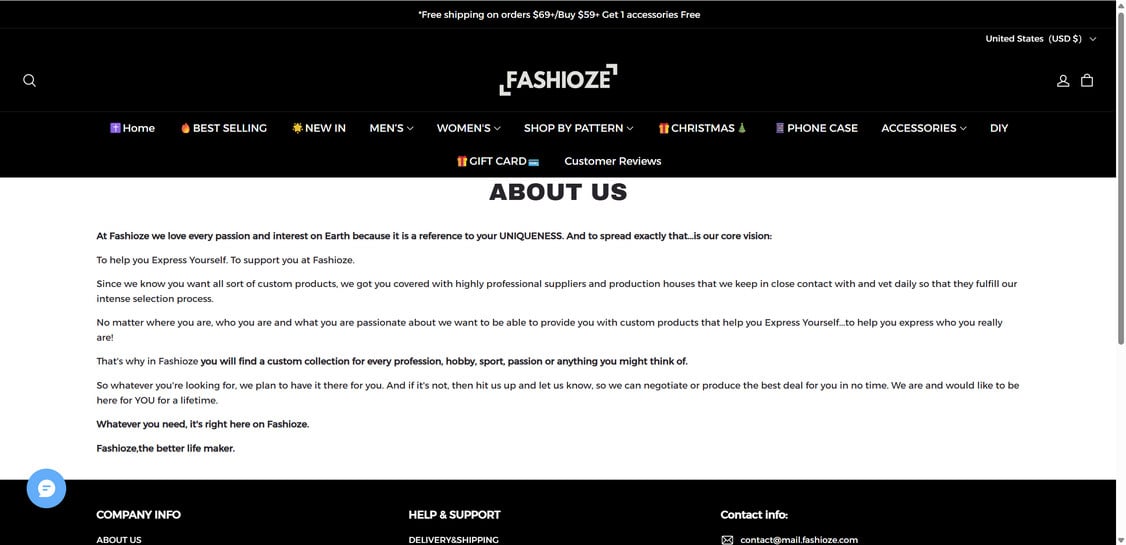 Fashioze.com scam