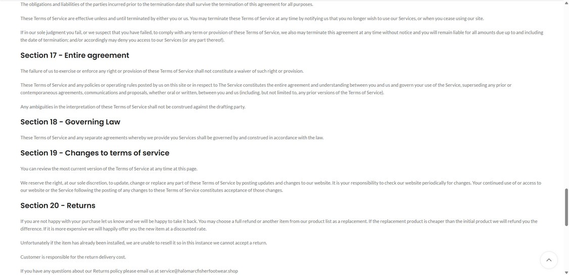 Halomarcfisherfootwear.shop Review – Scam or Legit? What We Uncovered 1 Halomarcfisherfootwear.shop scam