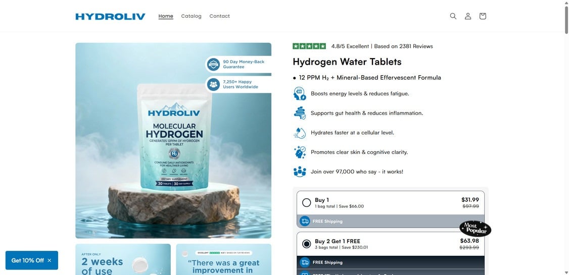 Hydroliv.com scam