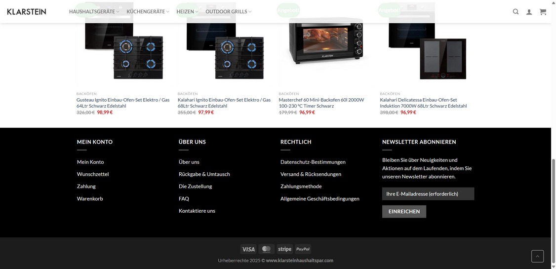 Klarsteinhaushaltspar.com scam