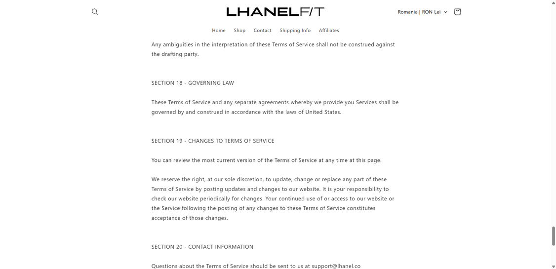 Lhanel.co scam