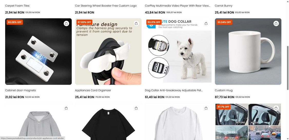 Pumadealshop.com scam