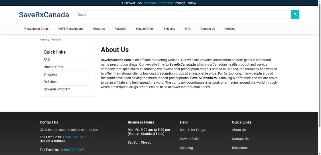 Saverxcanada.com scam