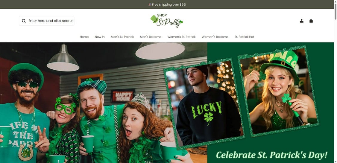 Stpaddyshop.com scam