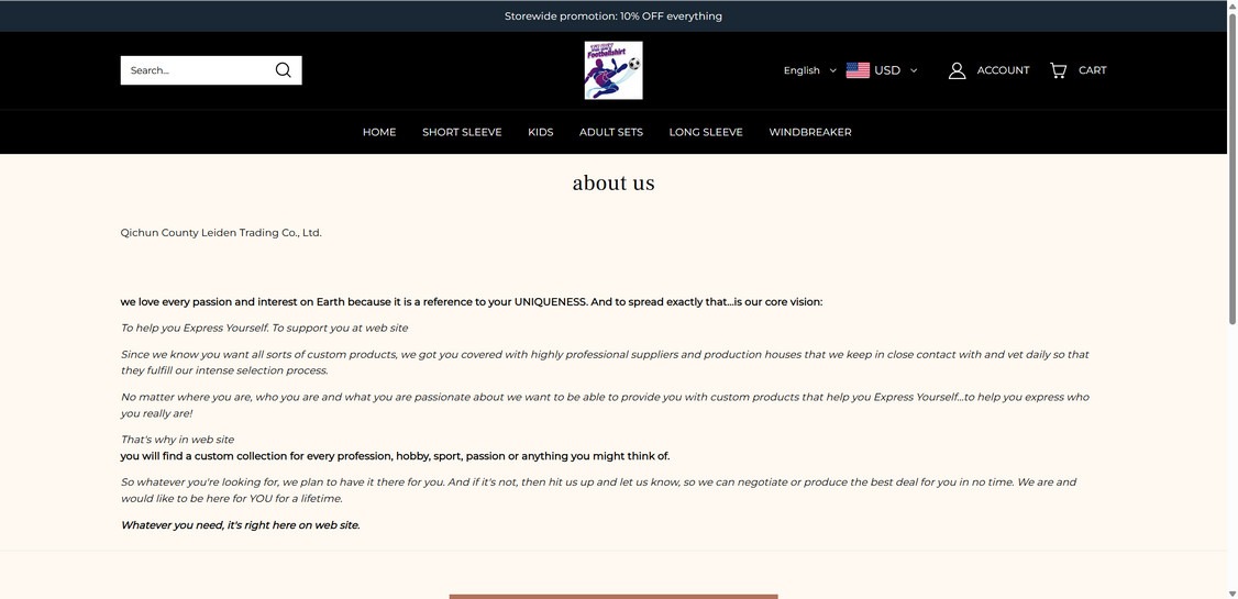 Tzdiyfootballshirta.com scam