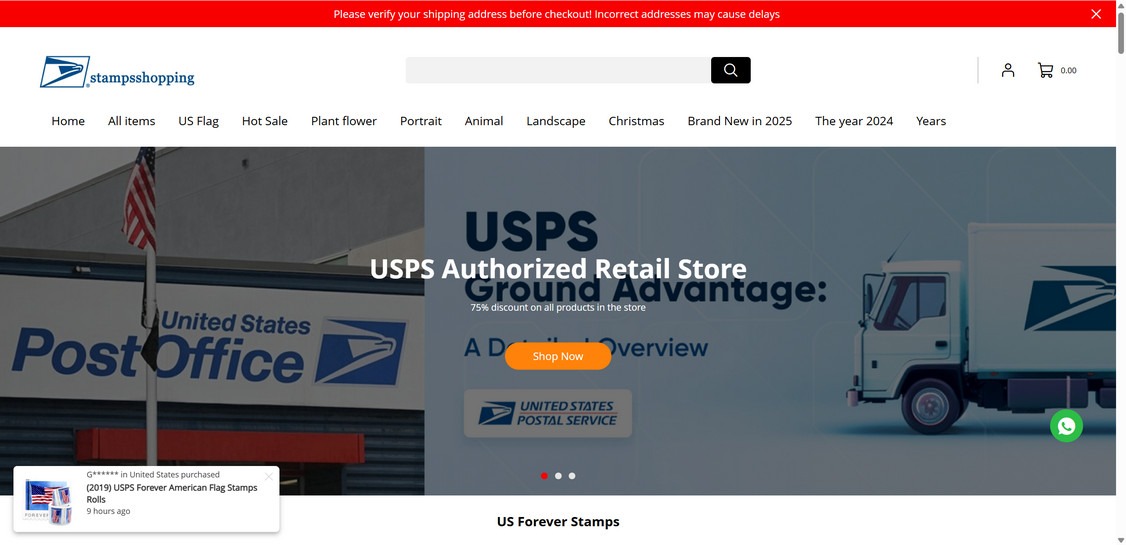 Usstampshopping.com scam