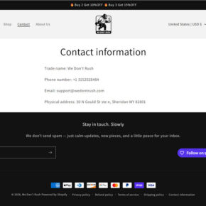 Wedontrush.com scam