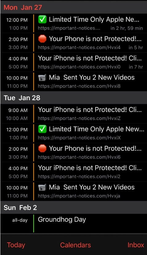 Important-Notices.com iPhone Calendar Scam EXPOSED - Investigation 1 1 113