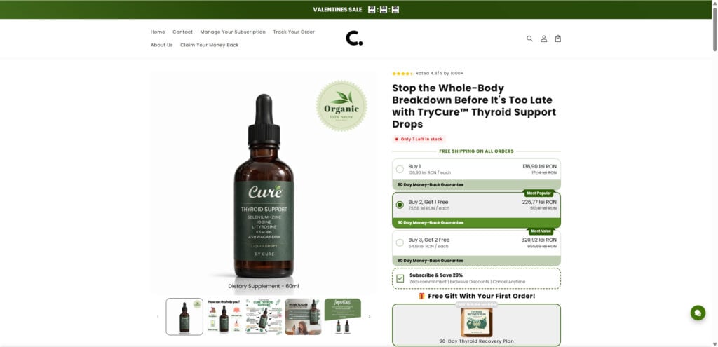 TryCure Thyroid Support - Buy or Don’t Buy? Read This 1 1 58