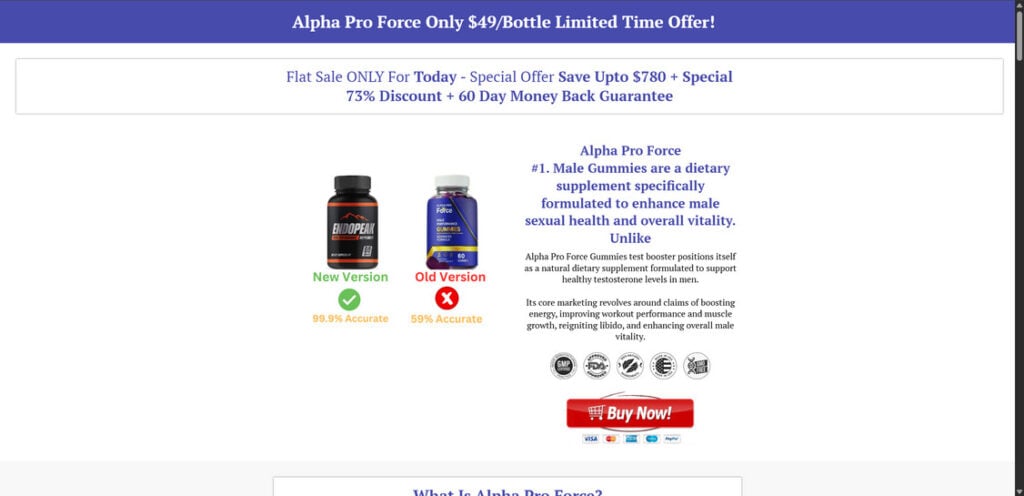 Beware the Alpha Force Pro Gummies – Scam Ads & Red Flags 1 1 61