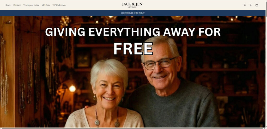 Jack & Jen Jewelry "Closure Sale" SCAM - The $0 Jewelry Trap 1 1 73