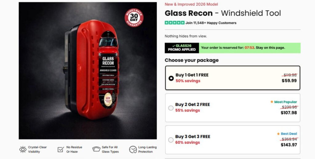 Glass Recon Windshield Cleaning Tool: Scam or Legit? Read This 1 1 85