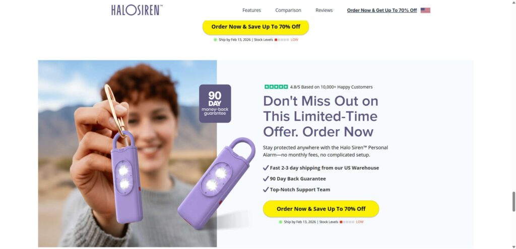 Halo Siren Personal Safety Alarm - Scam or Legit? Our Review 3 10 1