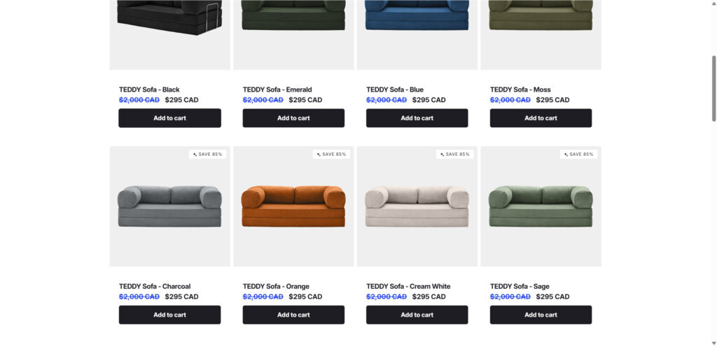 Sarah & July Toronto Teddy Sofa Scam: The Final Sale Trap 2 2 10