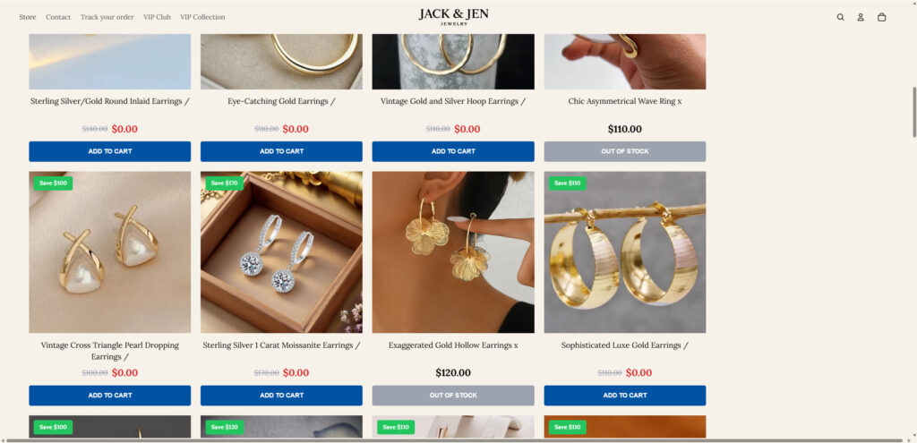 Jack & Jen Jewelry "Closure Sale" SCAM - The $0 Jewelry Trap 2 2 20