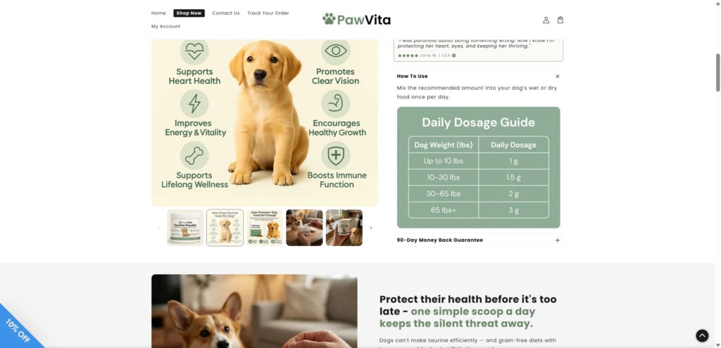 PawVita Taurine Powder for Dogs - Scam or Legit? Full Review 2 2 8