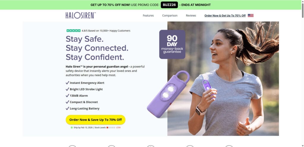 Halo Siren Personal Safety Alarm - Scam or Legit? Our Review 1 2026 02 11 094520