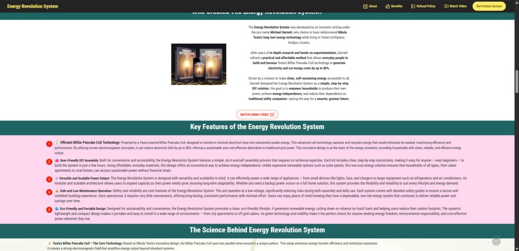 Energy Revolution System Scam EXPOSED: The Buried Tesla Blueprint Con 3 4 13