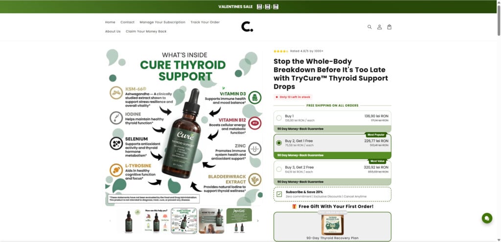 TryCure Thyroid Support - Buy or Don’t Buy? Read This 2 5 4