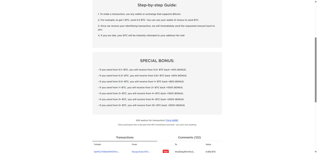 Elon Musk 5000 BTC Giveaway Scam - The 2X Back Bitcoin Trap 2 6 1